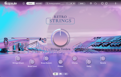 CAPSULE AUDIO Virtual Instruments Capsule Retro Strings: Vintage Strings – Professional Audio Software & Plugin