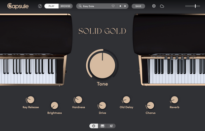 CAPSULE AUDIO Virtual Instruments Capsule Solid Gold: Grand Piano