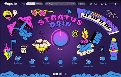 CAPSULE AUDIO Virtual Instruments Capsule Stratus Drip: Pad Instrument – Professional Audio Software & Plugin