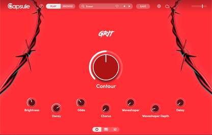 CAPSULE AUDIO Virtual Processors Capsule Grit: Distortion Plugin