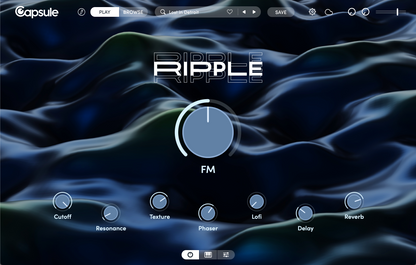 CAPSULE AUDIO Virtual Processors Capsule Ripple: Reverb Plugin