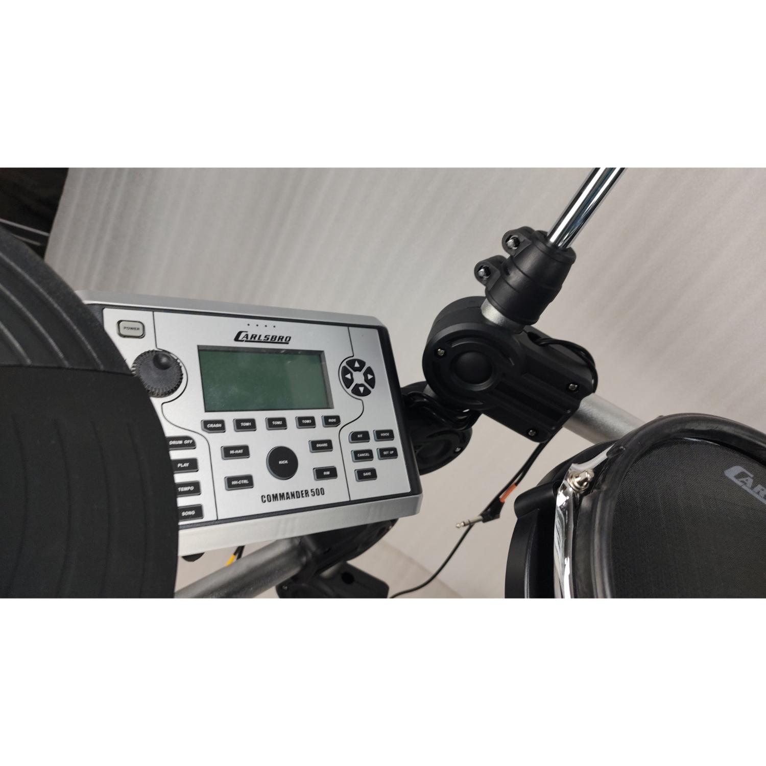 Carlsbro Electronic Drum Kits Carlsbro CSD 500 Mesh Compact Electronic Drum Kit with Rechargeable Sound Module - Open Box