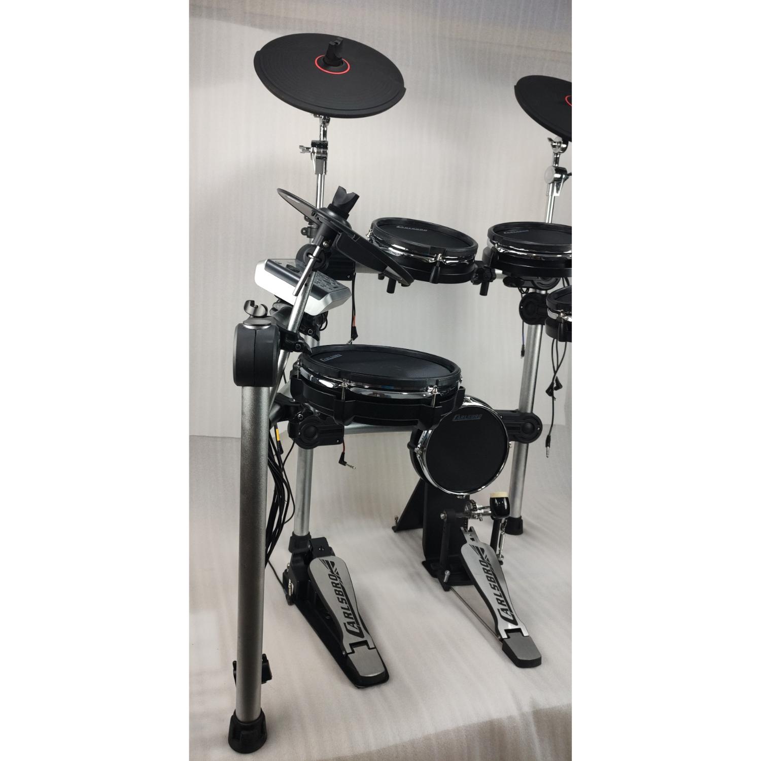 Carlsbro Electronic Drum Kits Carlsbro CSD 500 Mesh Compact Electronic Drum Kit with Rechargeable Sound Module - Open Box