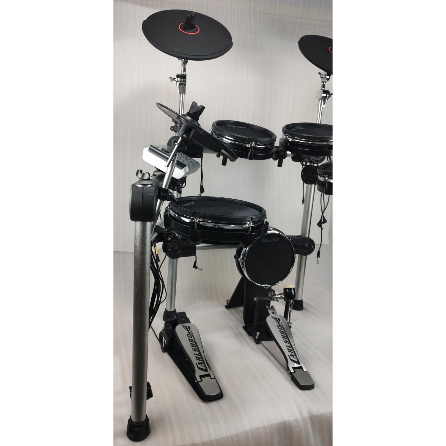 Carlsbro Electronic Drum Kits Carlsbro CSD 500 Mesh Compact Electronic Drum Kit with Rechargeable Sound Module - Open Box