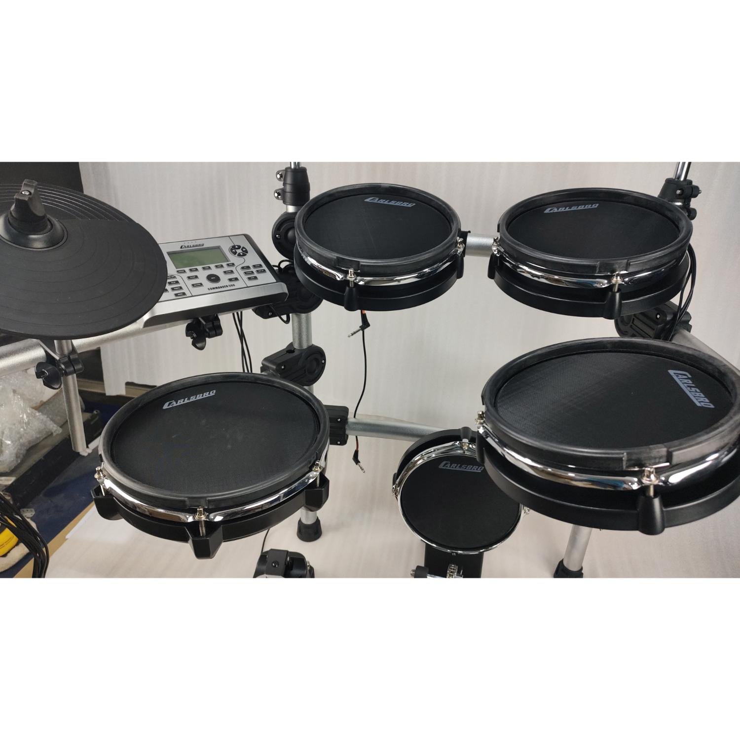 Carlsbro Electronic Drum Kits Carlsbro CSD 500 Mesh Compact Electronic Drum Kit with Rechargeable Sound Module - Open Box