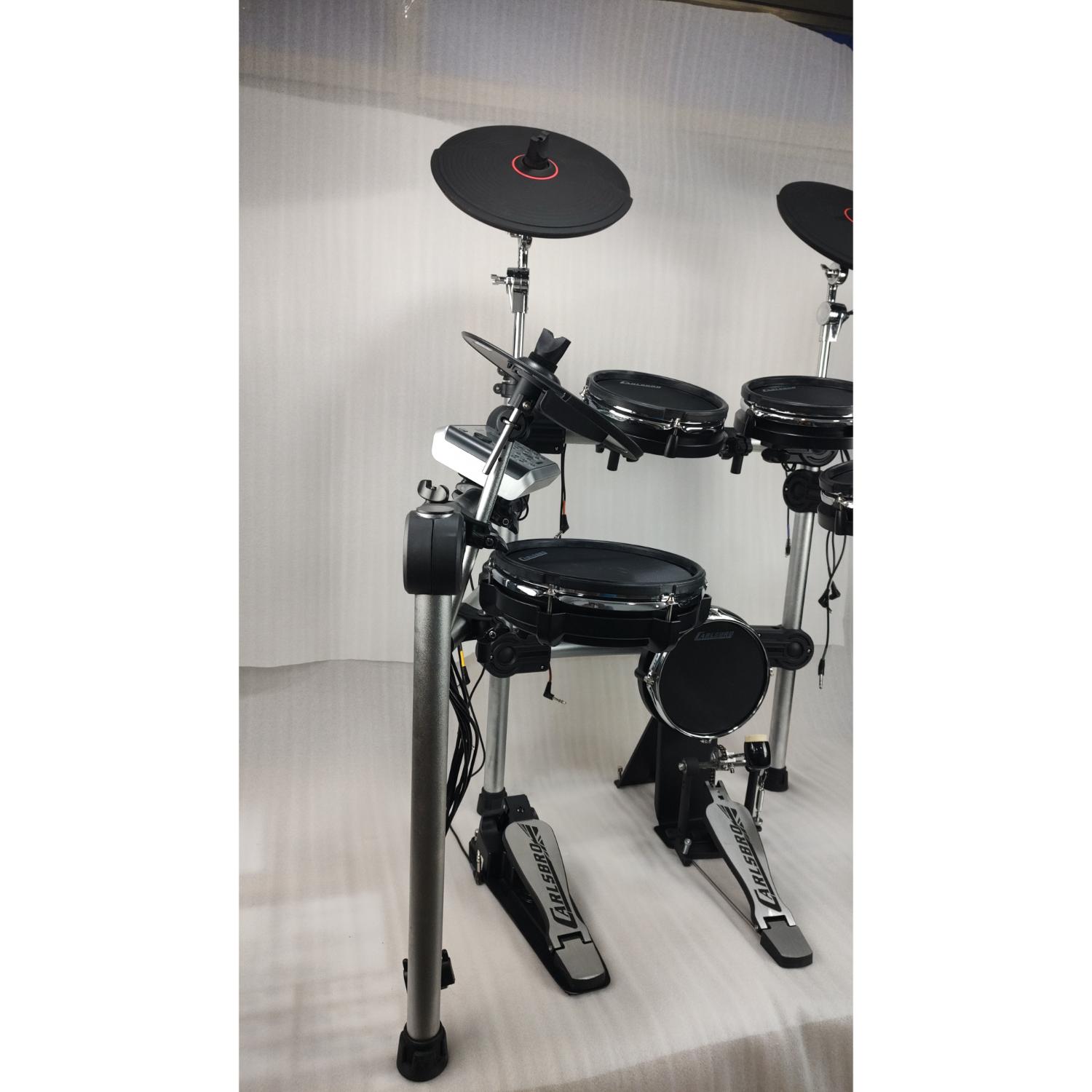 Carlsbro Electronic Drum Kits Carlsbro CSD 500 Mesh Compact Electronic Drum Kit with Rechargeable Sound Module - Open Box