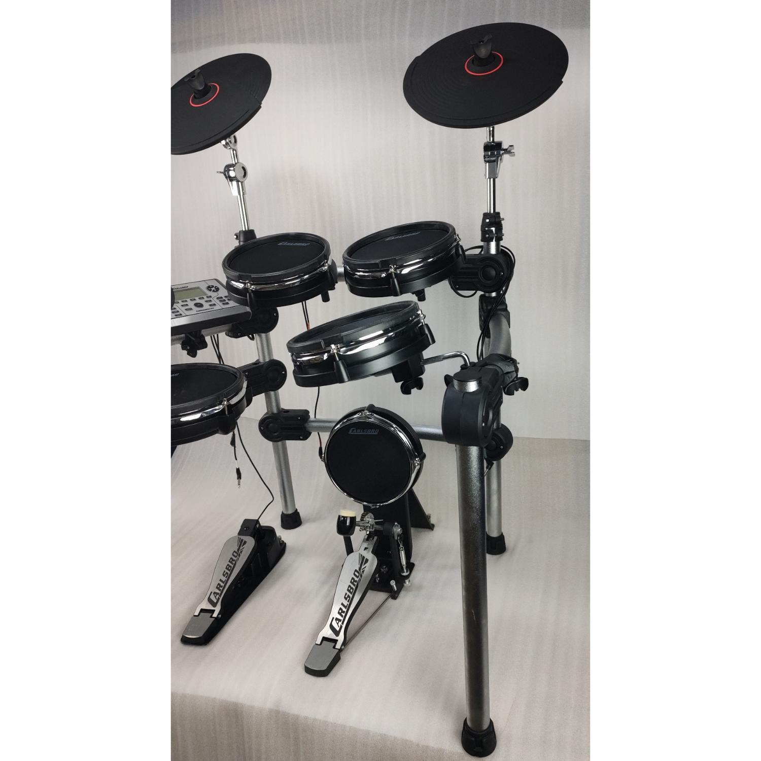 Carlsbro Electronic Drum Kits Carlsbro CSD 500 Mesh Compact Electronic Drum Kit with Rechargeable Sound Module - Open Box