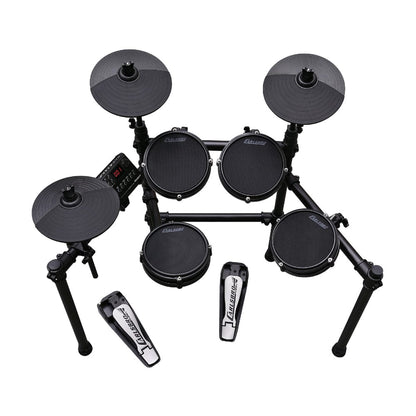 carlsbro electronic drum kits carlsbro csd25m 7 piece mesh head electronic drum kit