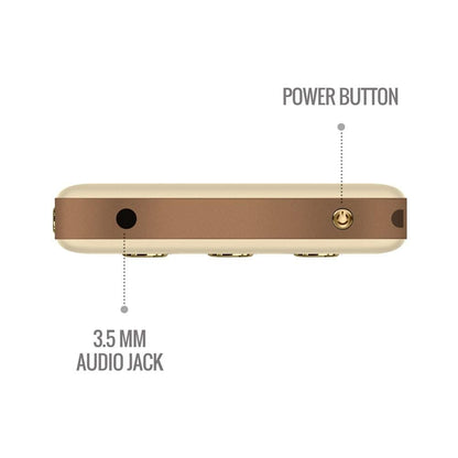 Carvaan Portable Music Players Saregama Carvaan Go Gold Portable Audio Player With 3000 Pre-Loaded Retro Hindi Songs