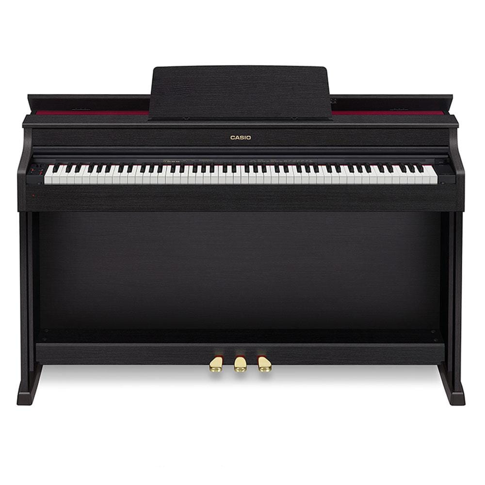 Casio Digital Pianos Black Wood Tone Casio AP-470 88-Key Digital Piano with Hammer Action Keyboard