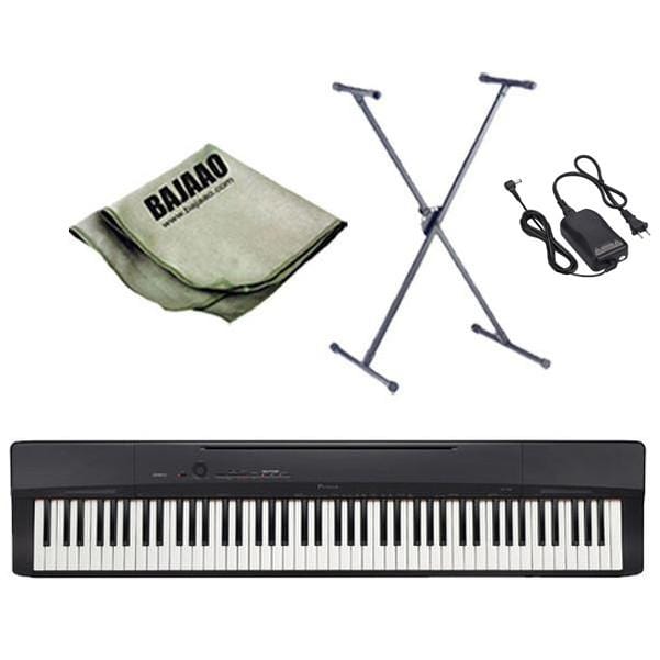 casio digital pianos casio px-160 privia 88-key digital piano with stand, polishing cloth and power adapter