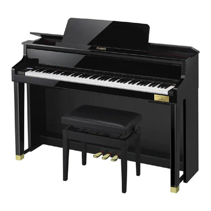 casio digital pianos polished black casio gp-500 celviano grand hybrid 88 key digital piano 