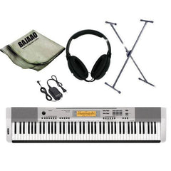 Casio Digital Pianos Silver Casio CDP 230 R Digital Piano with Stand, Headphones, Polishing Cloth and Power Adapter