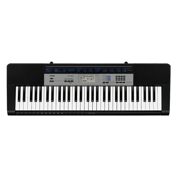casio keyboard bundles casio ctk 1550 61 key standard portable keyboard with power adapter, gigbag, cloth & ebook