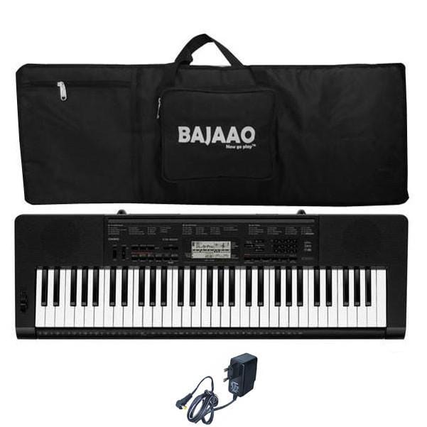 casio keyboard bundles casio ctk-3200 61-key portable keyboard with keyboard gig bag and power adapter