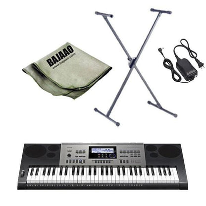 Casio Keyboard Bundles Casio CTK-6300IN Keyboard with Stand, Polishing Cloth and Power Adapter