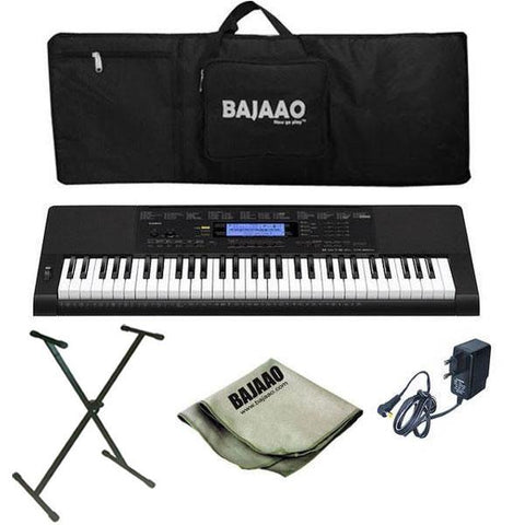 Buy Casio CTK 860IN Arranger Keyboard with Stand Gigbag Polishing Cloth and Power Adapter Online Bajaao