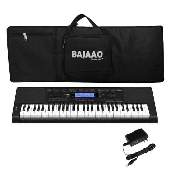 Casio Keyboard Bundles Casio CTK-860IN Keyboard With Keyboard Gig bag And Power Adapter