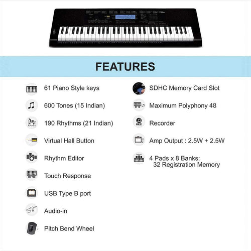 Casio keyboard ctk 860in price Clearance
