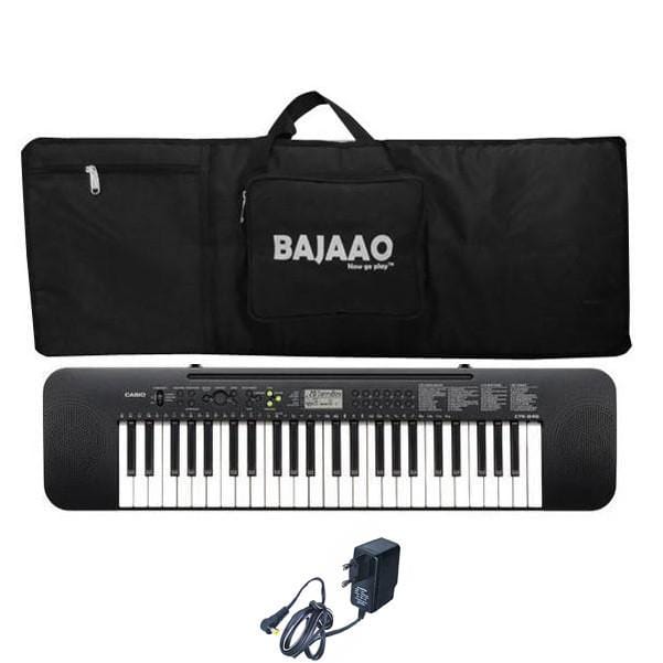 casio keyboard bundles casio ctk245 musical keyboard with power adapter and gig bag
