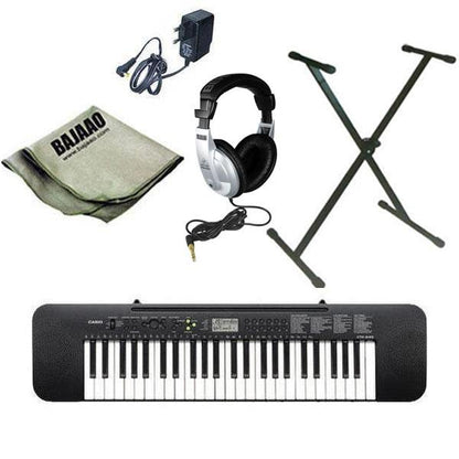 casio keyboard bundles casio ctk245 musical keyboard with stand, headphones, polishing cloth and power adapter