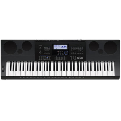 Casio Keyboard Bundles Casio WK-6600 High Grade Workstation 76-Key Keyboard With Headphone, Stand, Pedal, Polishing Cloth and Power Adapter