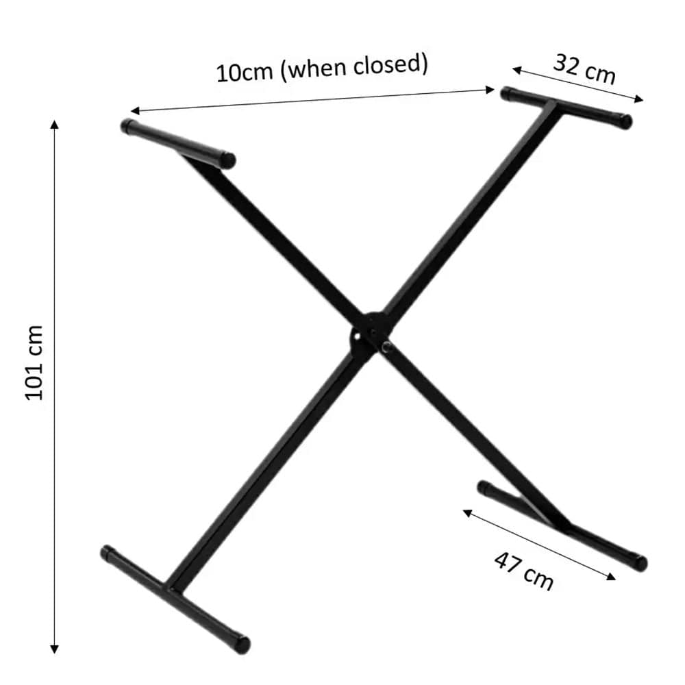 Casio Keyboard Stands Casio LSX10 EMI Keyboard Cross Stand - Black