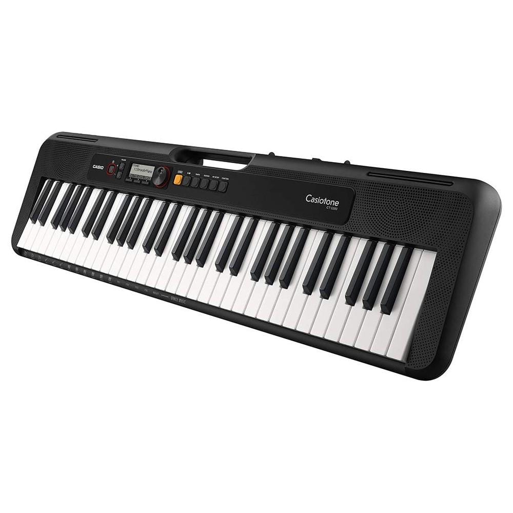 Casio Portable Keyboards Casio Casiotone CT S200 61 Key Portable Keyboard With Adapter