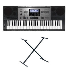 Casio Portable Keyboards Casio CTK-7300IN With Stand Casio CTK-7300IN Keyboard, 61-keys with Adaptor and Stand