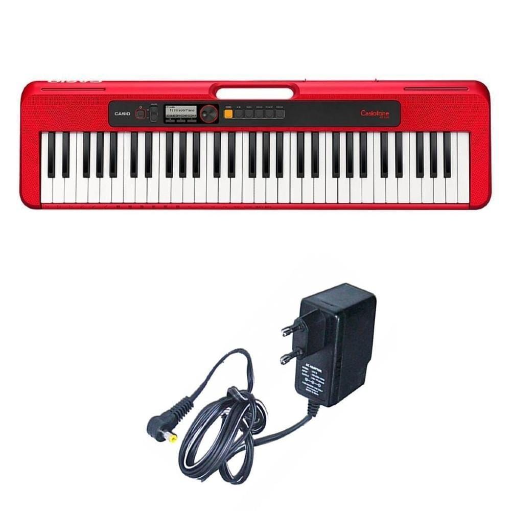 Casio Portable Keyboards Red / Single Casio Casiotone CT S200 61 Key Portable Keyboard With Adapter