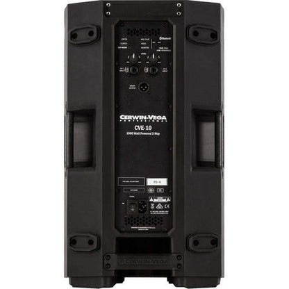 cerwin vega active pa speakers cerwin vega cve-10 10-inch 1000 watt powered active pa speaker