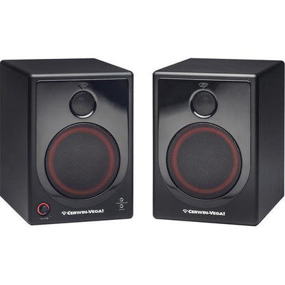 cerwin vega monitor speakers cerwin vega xd5 2 way active desktop monitor speaker
