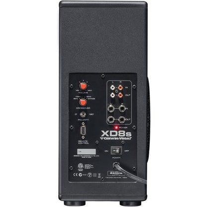 Cerwin Vega Subwoofers Cerwin Vega XD8S Active Studio Subwoofer with Built-in Amplifier