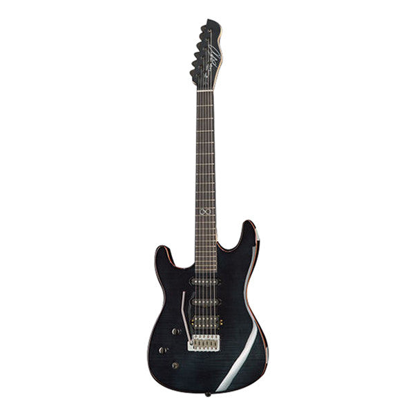 chapman guitars electric guitars chapman guitars ml-1 left handed electric guitar - trans black