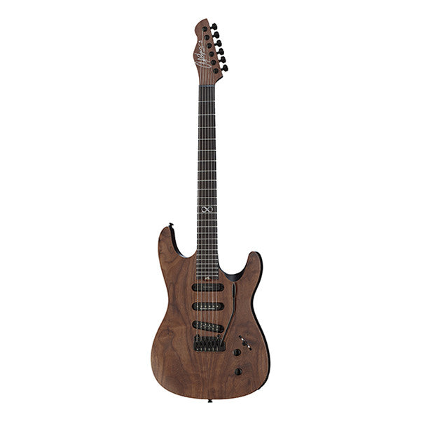 chapman guitars electric guitars chapman guitars ml-1 pro electric guitar - natural walnut