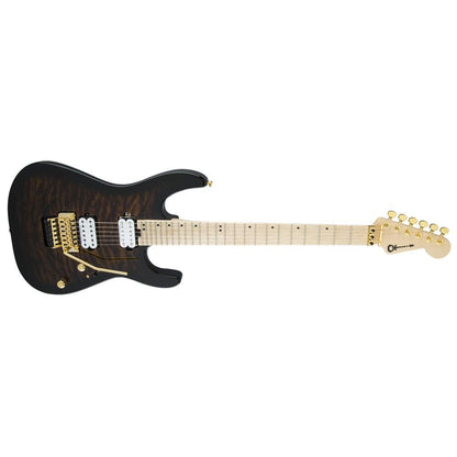 charvel electric guitars charvel pro-mod dk24 hh fr m qm electric guitar