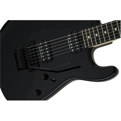 charvel electric guitars gloss black charvel pro-mod so-cal style 1 hh fr ebony 6 string electric guitar - gloss black   