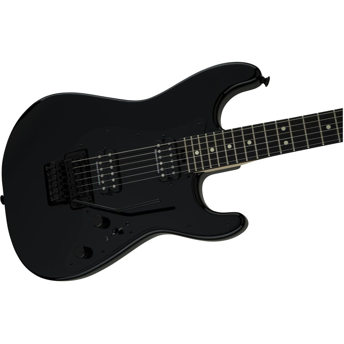 charvel electric guitars gloss black charvel pro-mod so-cal style 1 hh fr ebony 6 string electric guitar - gloss black   