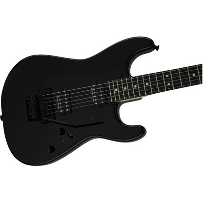 charvel electric guitars gloss black charvel pro-mod so-cal style 1 hh fr ebony 6 string electric guitar - gloss black   