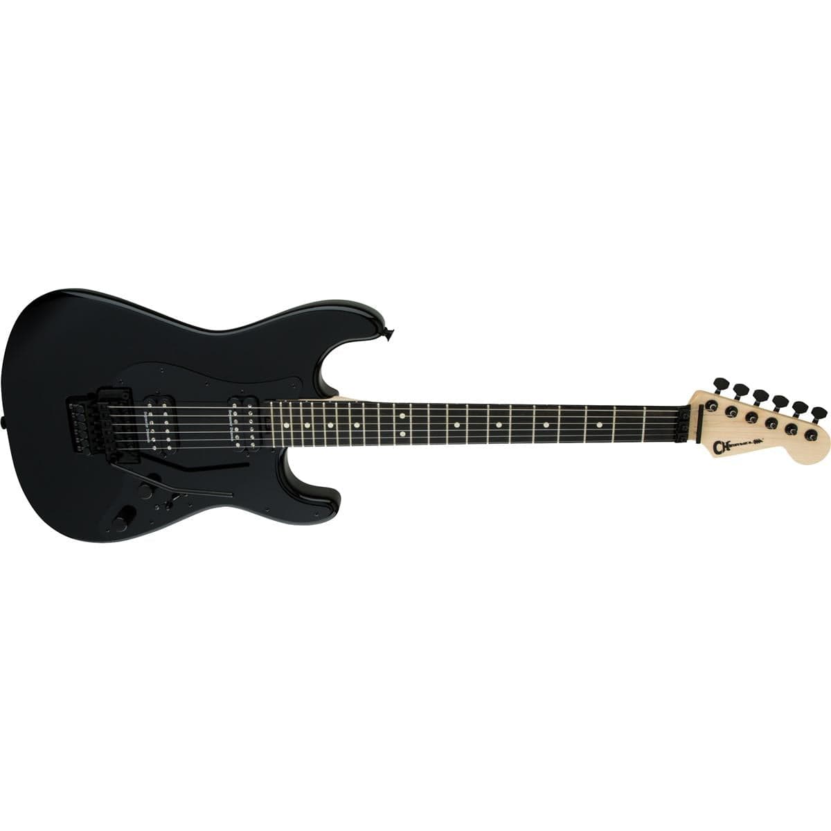 charvel electric guitars gloss black charvel pro-mod so-cal style 1 hh fr ebony 6 string electric guitar - gloss black   