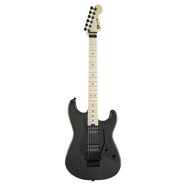 Charvel Electric Guitars Metallic Black Charvel Pro Mod So Cal Style1 2H FR Electric Guitar