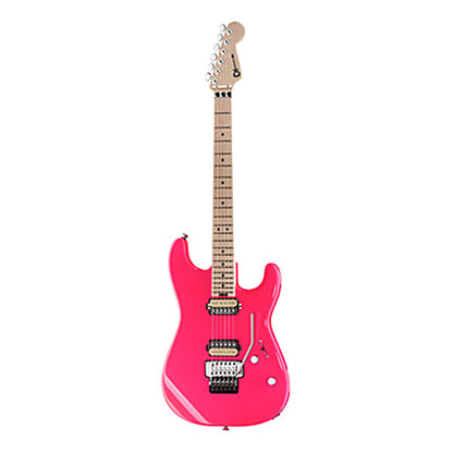 charvel electric guitars neon pink charvel pro mod sd1 2h fr electric guitar   