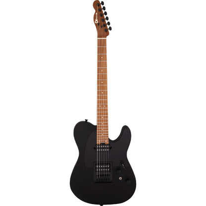 Charvel Electric Guitars Satin Black Charvel Pro-Mod So-Cal Style 2 24 HH HT CM 6 String Electric Guitar