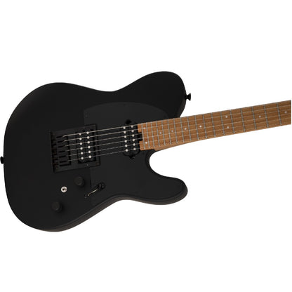 Charvel Electric Guitars Satin Black Charvel Pro-Mod So-Cal Style 2 24 HH HT CM 6 String Electric Guitar