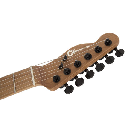Charvel Electric Guitars Satin Black Charvel Pro-Mod So-Cal Style 2 24 HH HT CM 6 String Electric Guitar