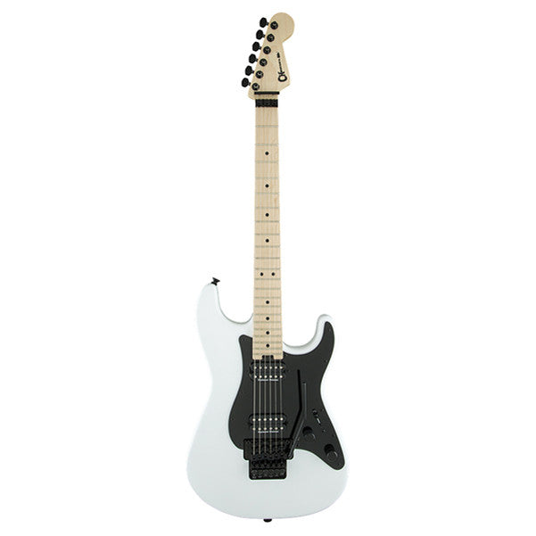 Charvel Electric Guitars Snow White Charvel Pro Mod So Cal Style1 2H FR Electric Guitar
