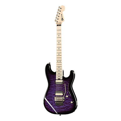 charvel electric guitars transparent purple burst charvel pro mod sd1 2h fr electric guitar   