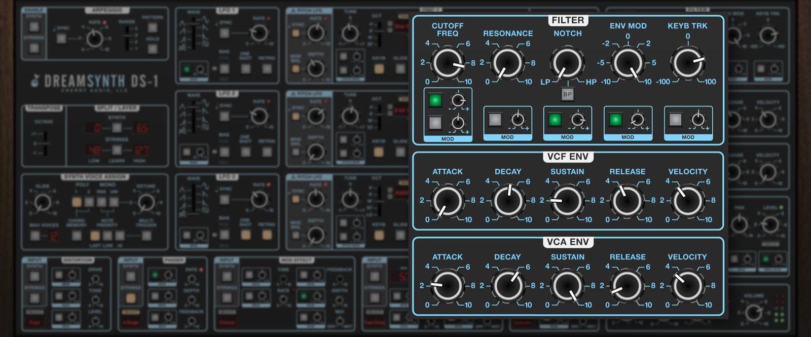 Cherry Audio Virtual Instruments Cherry Audio Dreamsynth Synthesizer – Professional Audio Software & Plugin