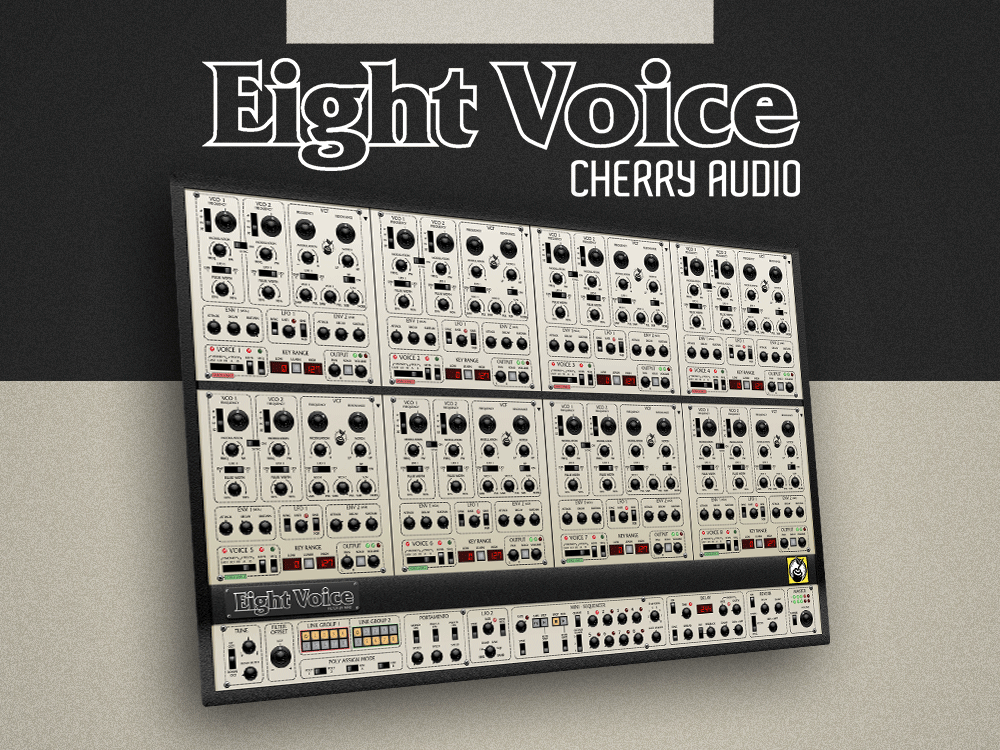 Cherry Audio Virtual Instruments Cherry Audio Eight Voice Synthesizer