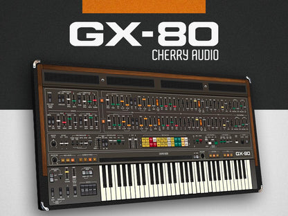 Cherry Audio Virtual Instruments Cherry Audio GX-80 Synthesizer